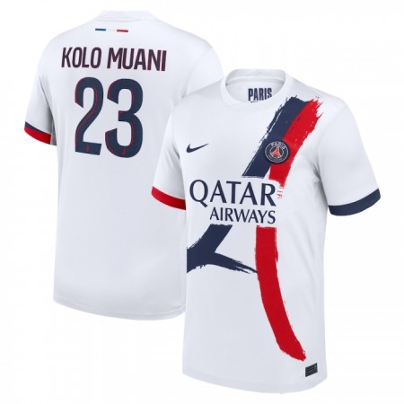 Paris Saint-Germain Kolo Muani 23 Venkovní 2024-25 - Fotbalové Dresy (S/S) Paris Saint-Germain Kolo Muani 23 Venkovní 2024-25 - Fotbalové Dresy (S/S)